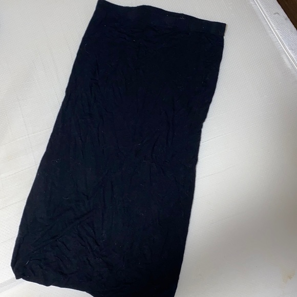 Black spandex maxi skirt - Picture 1 of 2